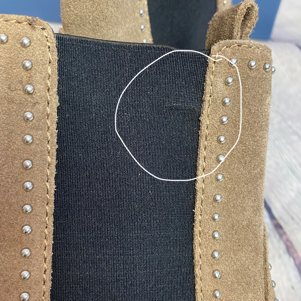 PAIGE Willa Studded Ankle Chelsea Boot - Picture 8 of 8